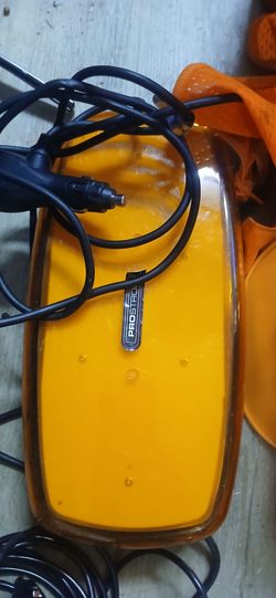2 amber led lights for top of vehicle mount