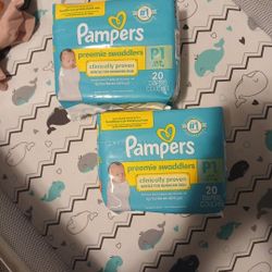 Pampers Preemie Diapers Packs Of 20