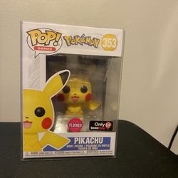 Funko pop Pikachu Flocked