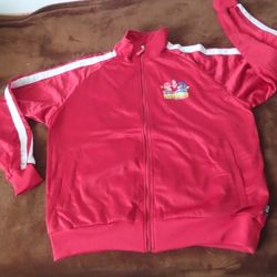 RARE 2007 MARIO & SONIC OLYMPICS Track Suit Jacket  sz M