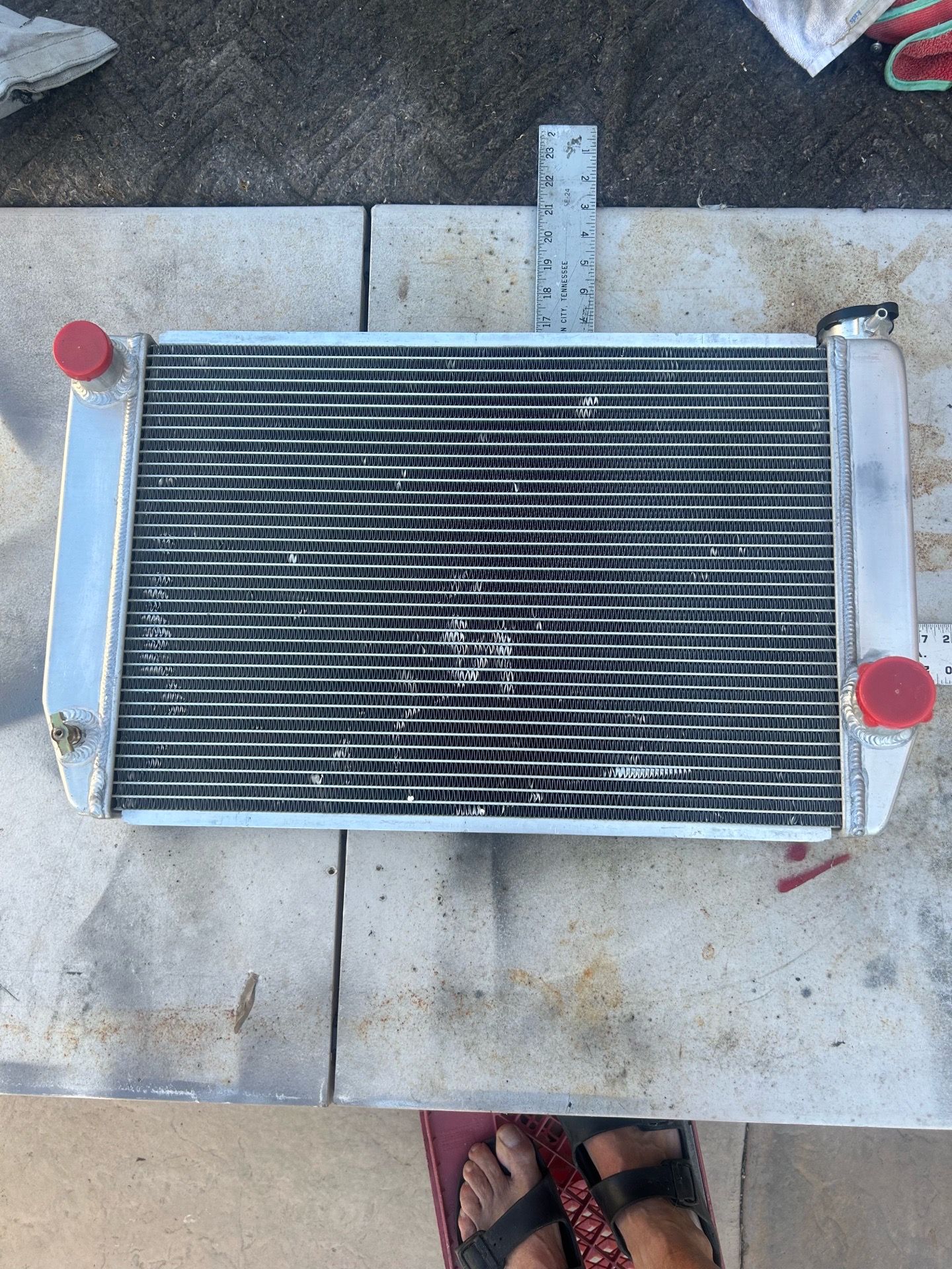 Vega or Monza v-8 radiator