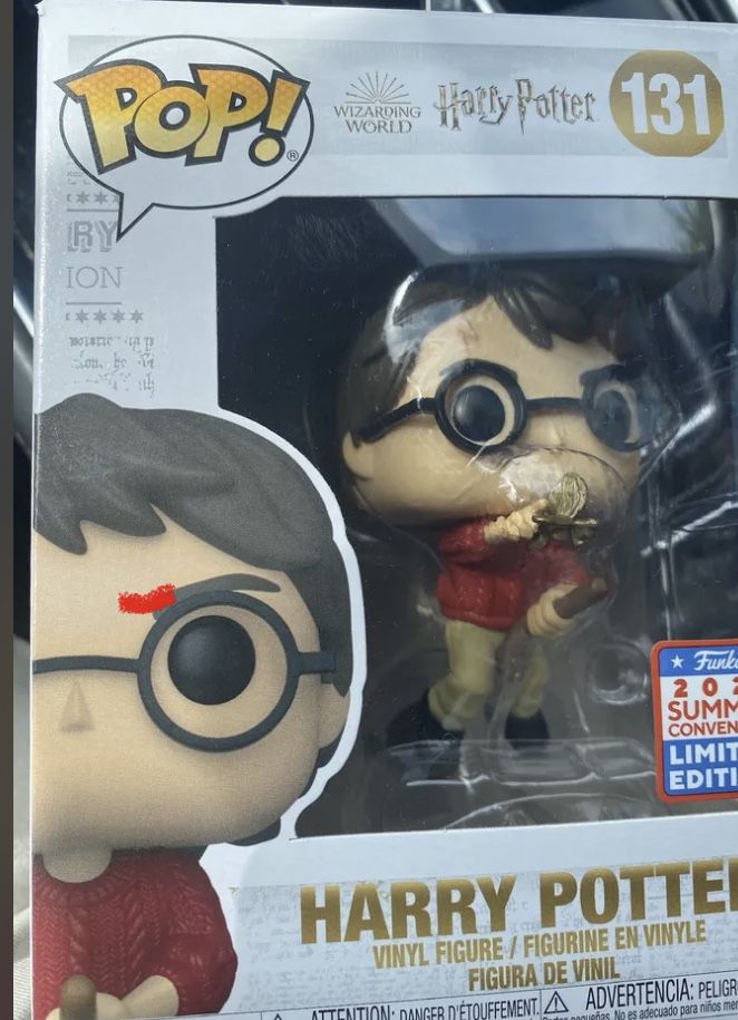 Funko Pop Harry Potter flying winged key #131 SC Limited Edition!
