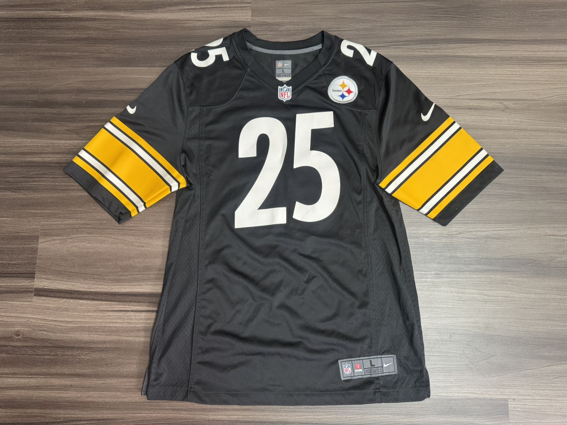 Nike On Field Najee Harris #22 Pittsburgh Steelers NFL Game Home Jersey Men’s Large