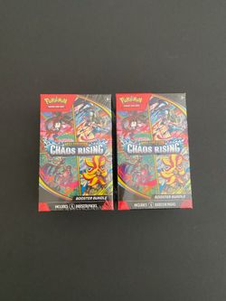 Pokemon Tcg Chaos Rising Booster bundles