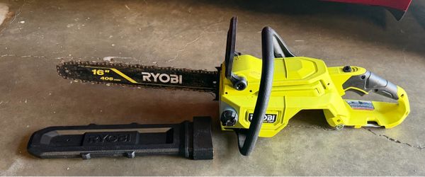 RYOBI 40v 16” brushless chain saw/like new