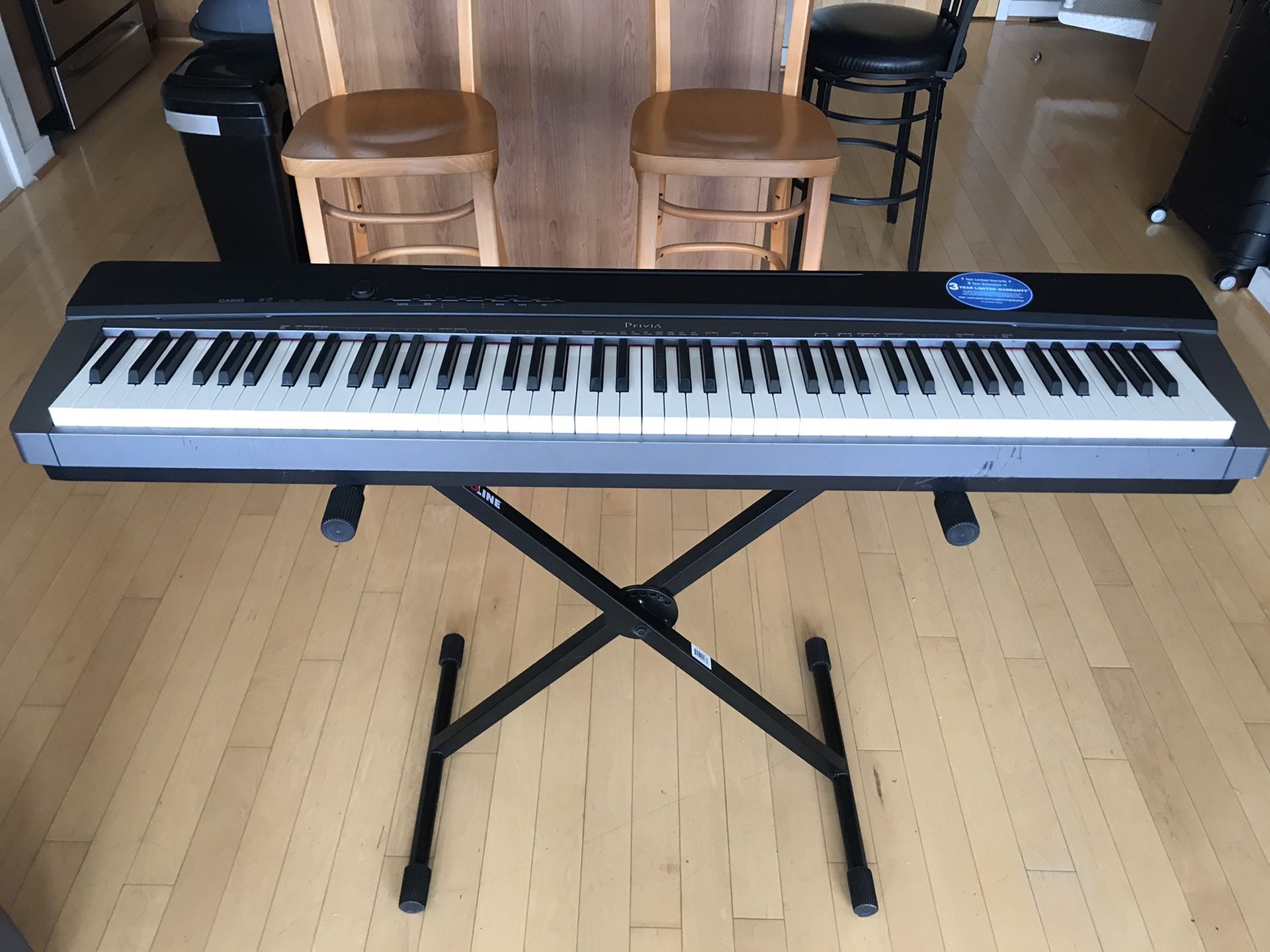 Casio Privia PX-130 Keyboard w/Proline Stand