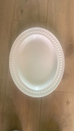 White plate