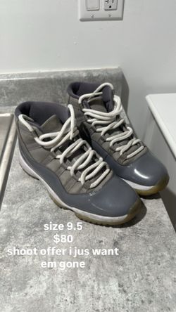 jordan 11 cool grey size 9.5