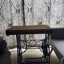 Table With Sewing Machine Base