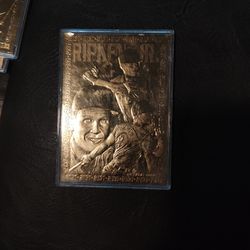 Cal Ripken Jr 2131 23 Karat Gold Card