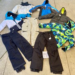 Snow Clothes For The Whole Family.  Jackets Pants & Bibs For Men Women And Kids. All Sizes 