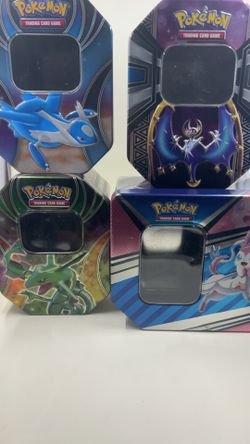 Pokemon tin lot of 4
