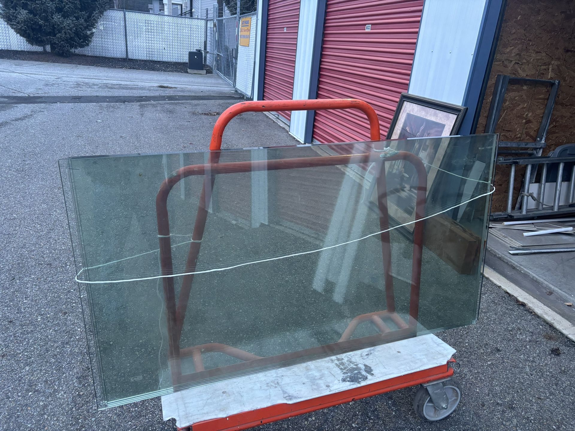 7ft x 2.5ft Tempered Thick Glass 