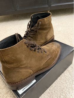 Thursday President Mocha Suede Size 10.5D – Excellent Condition