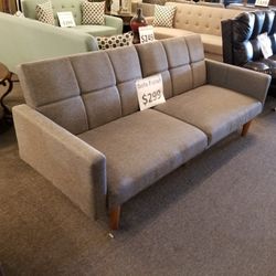 Brand New Gray Sofa Futon Starting From $299 And UP