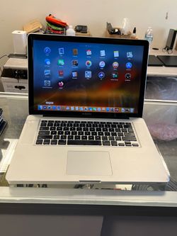 MacBook pro mid 2010 15.4-inch i7 @ 2.6 GHz  8GB RAM  500GB HD macOS High Sierra  No trades. No deliveries Our operation days: Monday to Friday from 1