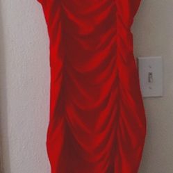 Xl Fitted Red Dress