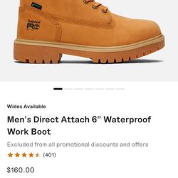 Timberland Pro Anti-fatigue 6" Boots 👢