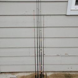 All 5 for $40 - Fishing Poles Rods Abu Garcia Shimano Zebco Johnson