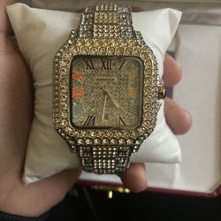 Cartier Moissanite Watch 