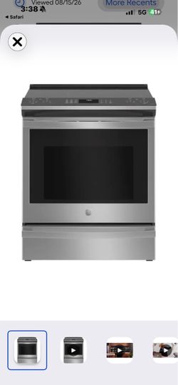 NEW GE PROFILE ELECTRIC 30” CONVECTION 🍪 AIRFRY 🍪 WIFE. RANGE. NO BOX. 3 YEAR EXTENDED WARRANTY 8/15/26