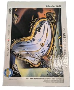 Soft Watch Salvador Dali 1000 piece jigsaw puzzle by Eurographics 680mm x 480mm