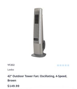 Tower fan outdoor