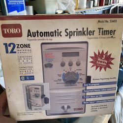TORO 12 ZONE AUTOMATIC SPRINKLER TIMER
