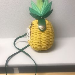 NEW w/tag-Betsy Johnson pineapple purse
