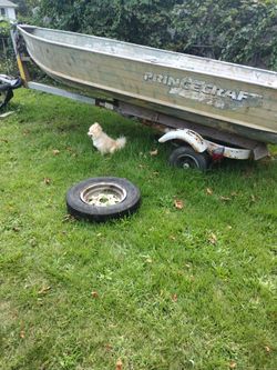 12 Ft Aluminum Boat With Trailer