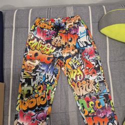 Graffiti Print Joggers 