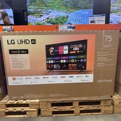 75 “ L.G smart 4K UHD HDR TV 