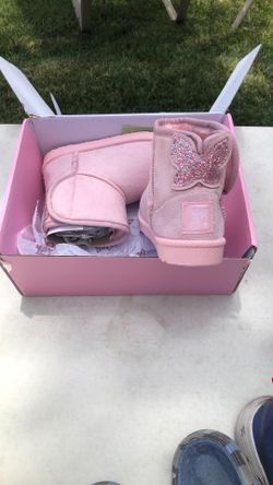 Boots,Girls  Pink Size 2 