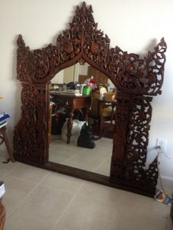 Indonesian Frame & Mirror