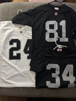 Raiders Mitchel N Ness Throwback Jerseys Sz L $60