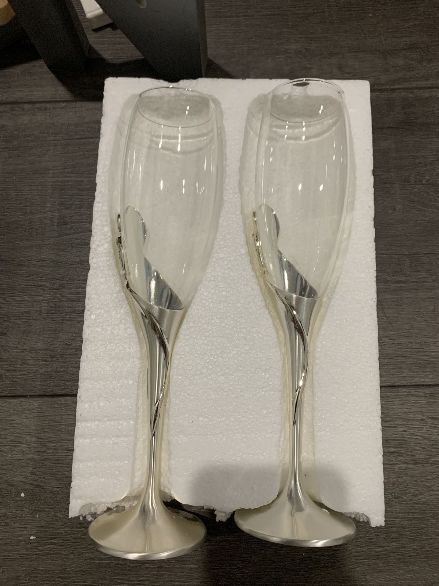 Wedding Or Anniversary Champagne Flutes