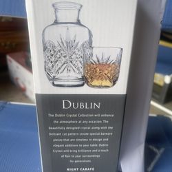 Elegant Shannon Dublin Crystal Night Carafe