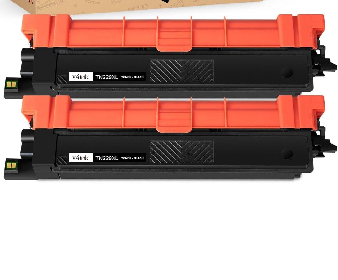 TN229XL Compatible Black Toner Cartridge Replacement for Use in Brother HL-L3220CDW HL-L3280CDW HL-L3295CDW HL-L3240CDW Series Printer (2 Black)