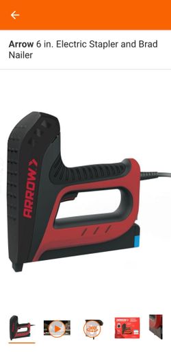 Arrow 6" professional electric stapler and nailer