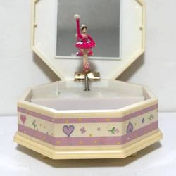 Pink Ballerina Music Jewelry Box