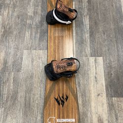 Jones Snowboard 158 cm - With Union Force Bindings 