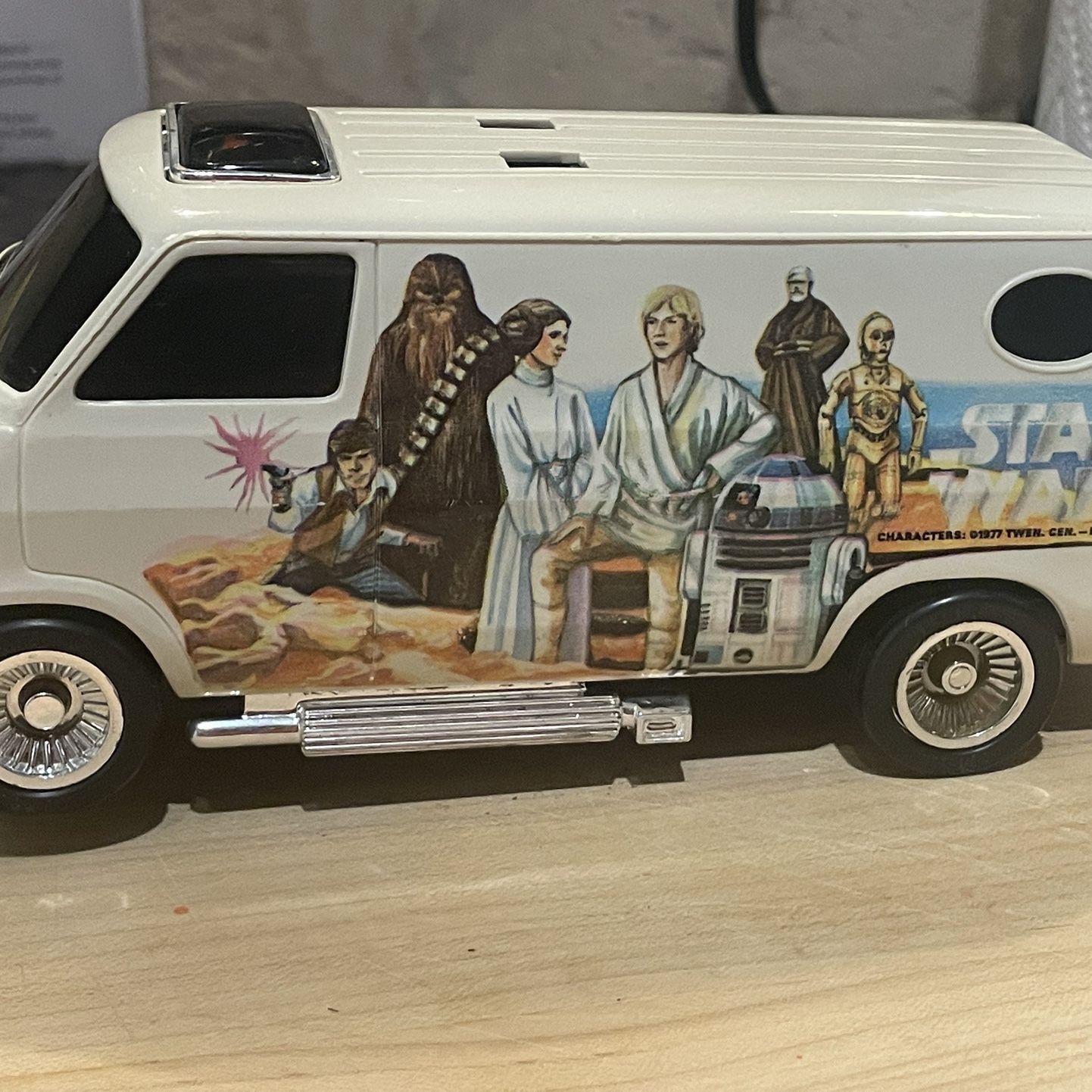 Vintage 1977 Star Wars “A New Hope” SSP Van White Kenner General