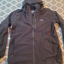 All black Patagonia coat