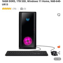 Gaming PC-Monitor-Gaming mouse 