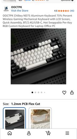 Wireless gaming keyboard