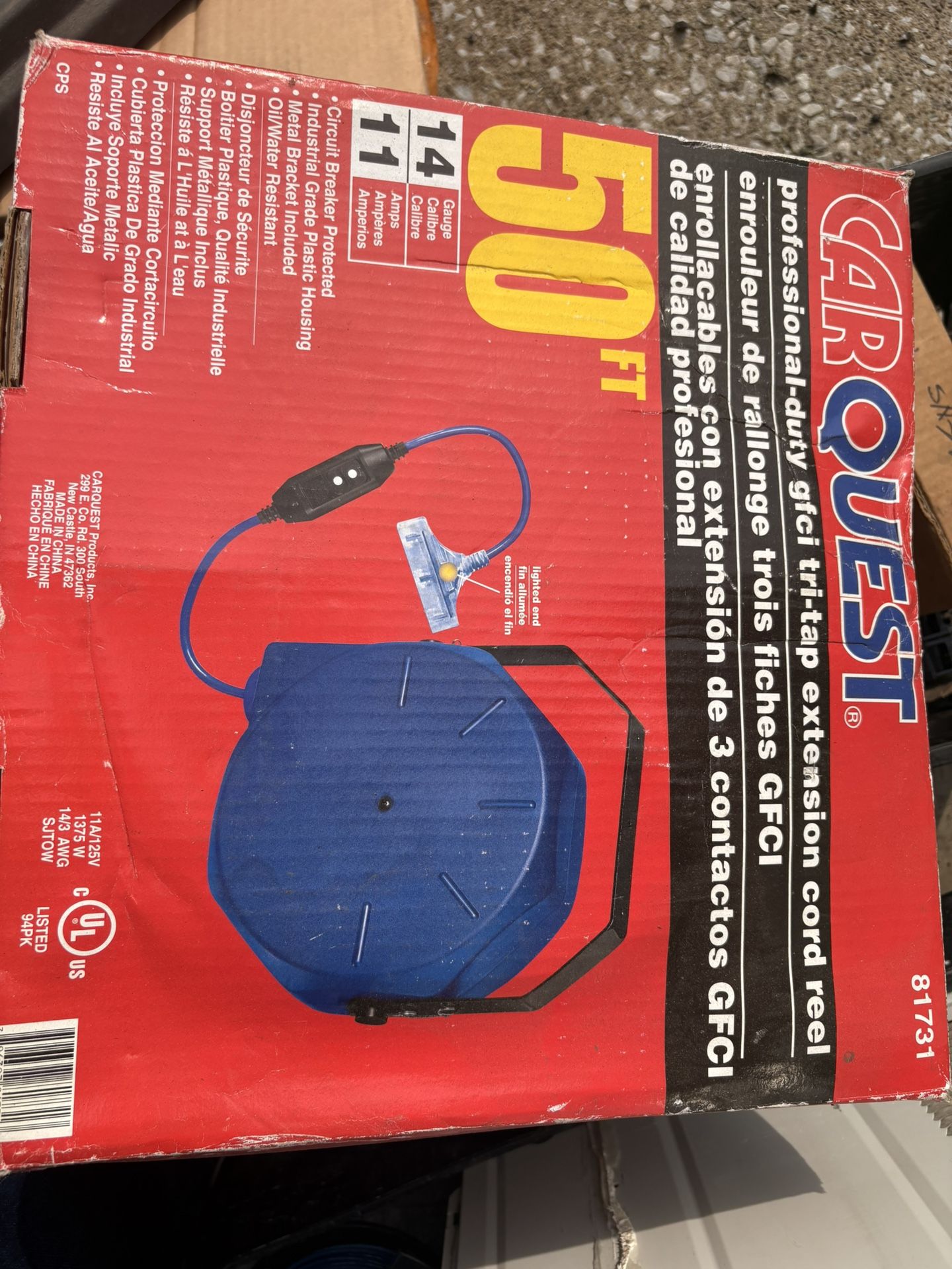 New 50ft Extension Cord