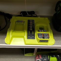 Ryobi Dual Platform Charger 40 Volt 18 Volt P137