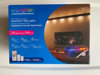 Enbrighten Spectrum Wi-Fi Indoor Wall Lights 24ft