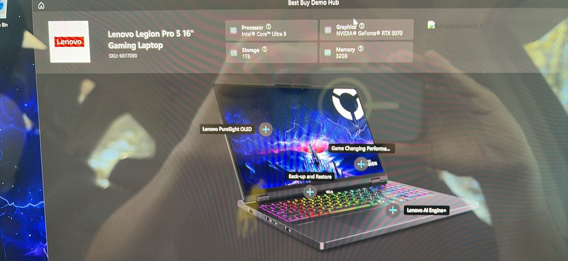 Lenovo Legion Pro 5 16” Gaming Laptop