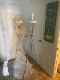 Matching pole lamps